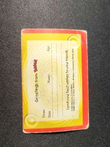 Pokemon greeting card collectible Pidgeot