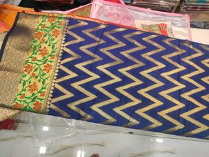 Heavy Banarasi Style Cotton Silk Saree