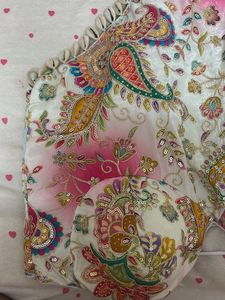Embroidered Halter Neck corset Top