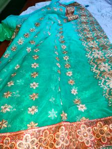 Heavy New Lahenga Style Saree