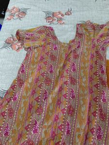 Stylish Printed Kurta Set with salwar
