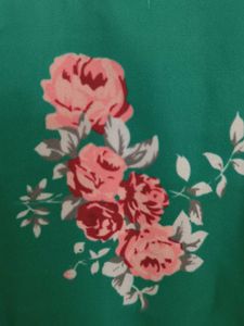 Floral Green Top