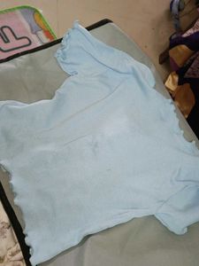 Light Blue  Cardigan Top