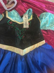 Halloween Princess Anna Costume with Cape