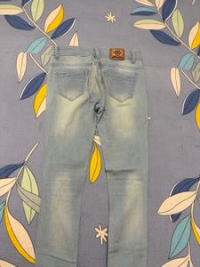 Light Wash Distressed Jeans