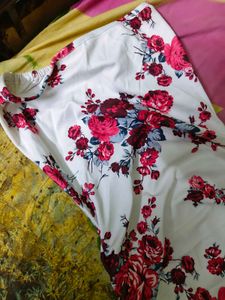 Stunning Floral Strapless Maxi Dress