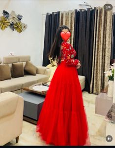 Red Lehenga Choli Set