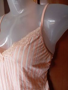 Cute Pink Striped Cami Top