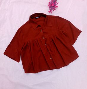 Brown Casual Shirt 🤎🛍️