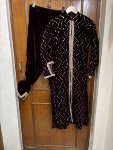 🆕Velvet Kurta Set with Dupatta