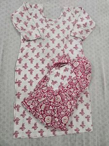 Floral Print Kurta