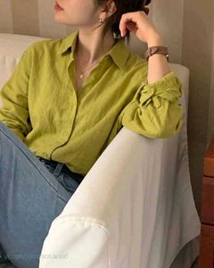 Korean Pintrest Casual Long Sleeve Shirt