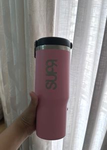 Pink Insulated Travel Tumbler
