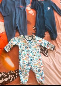 3brand New Rompers N Warmer Combo