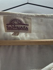 Embroidered Kurta with Tassels