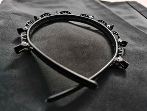 Stylish Black Headband with Claws
