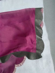Elegant Purple saree with Border