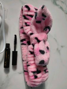 Mini Hair Straightener, Mascara &amp; Hairband