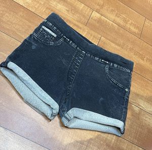 Denim Roll-Up Shorts
