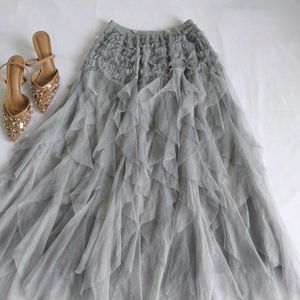 Elegant Tiered Tulle Skirt 🎐✨️