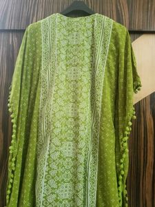 Green Juniper Kaftan Without Belt