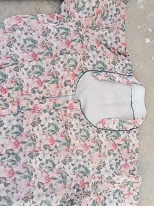 Floral Print  Blouse &amp;saree