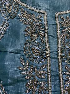 Elegant Embroidered Kurta Set unstitched