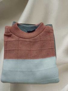 NEW Color Block Knit Sweater