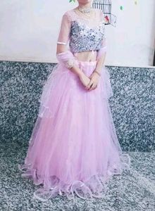 Elegant Pink Lehenga Choli Set