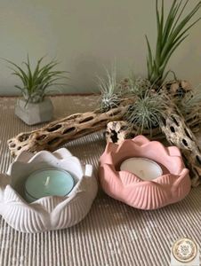 Decorative Lotus Candle Holder