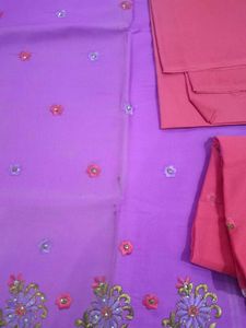 Beautiful Purple Kurta Set with Dupatta
