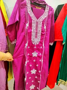 kurti set with dupatta and pant