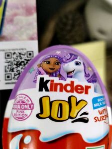 Kinder Joy Toy Figure Pink Edition