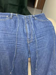 Wide Leg Denim Jeans