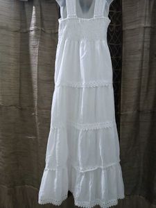 White Crochet Sundress