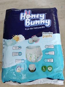 HONEY BUNNY EVERY DAY DIAPERS LARGE SIZE 48 UNIT PACK