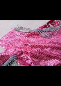 Pink Sequin Party Dress
