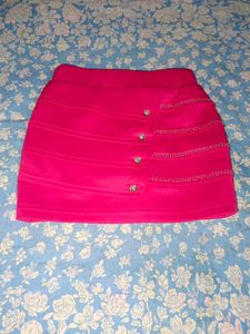 Hot Pink Mini Skirt