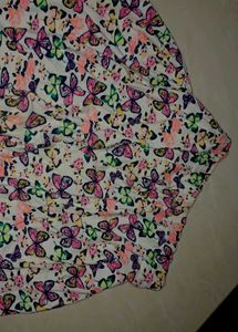 women's Playful Butterfly Print Shorts