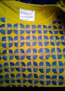 Vibrant Yellow Kurta Set with Dupatta