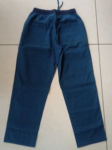 Comfortable Blue Checkered Palazzos