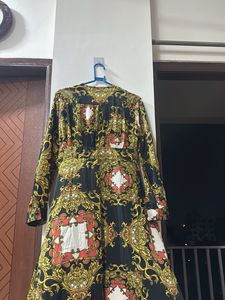 Elegant Printed Maxi Dress