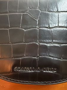 charles and keith croc embossed bag