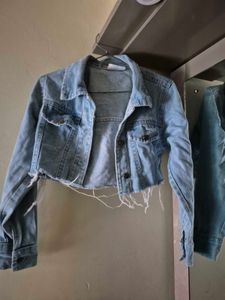 Cropped Denim Jacket