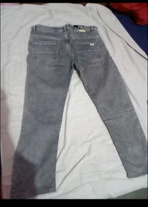 Stylish Grey Wash Denim Jeans