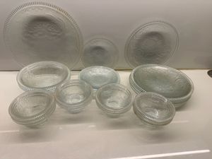 Elegant Serving Glass Bowls (Set of 3)