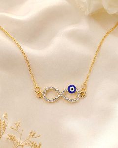Infinity Evil Eye Necklace