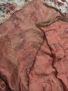 Embroidered handwork suit