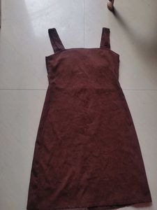 Brown Button-Up Dress