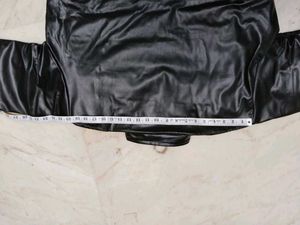 Men's Black Faux Leather Jacket